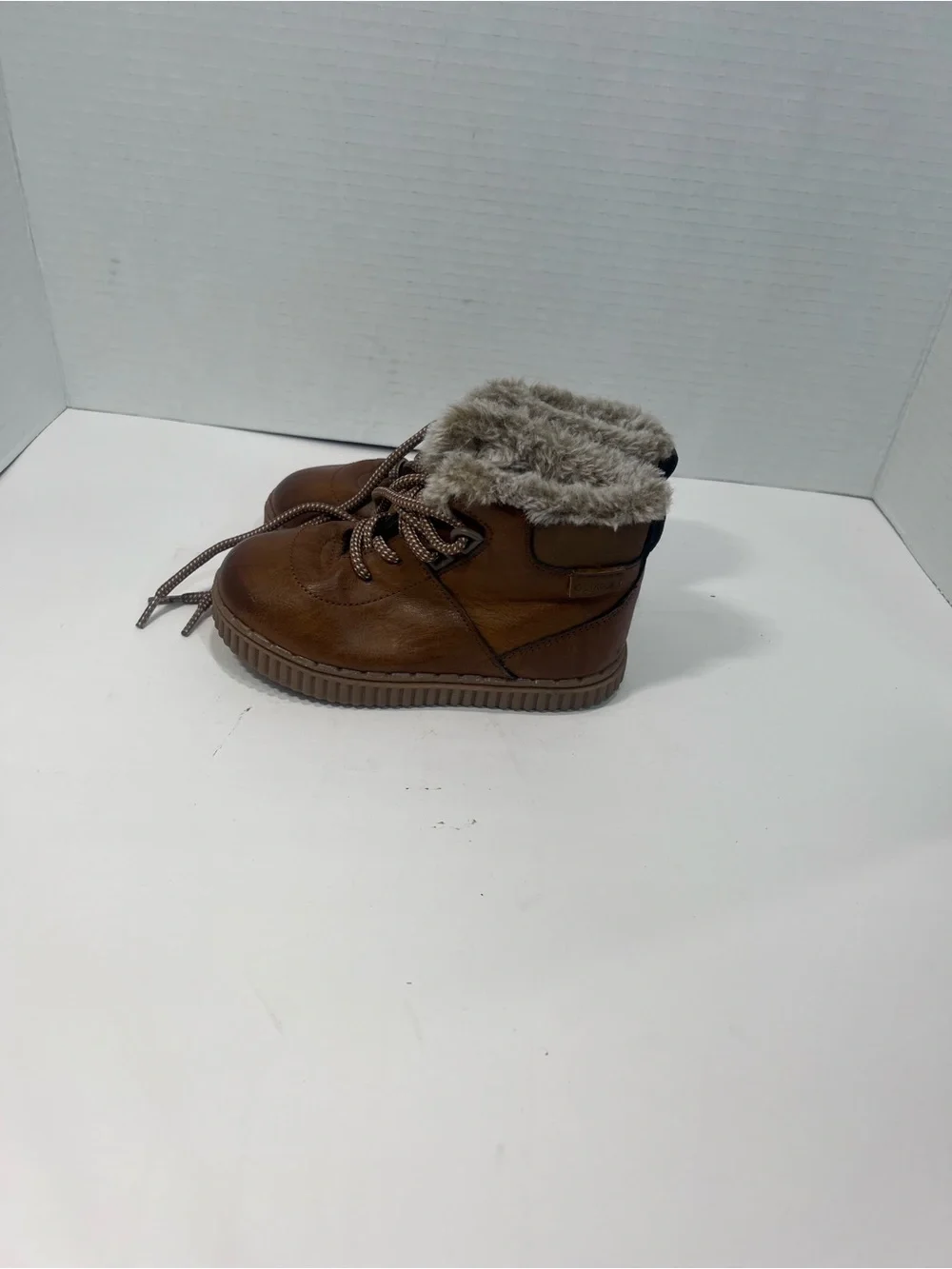 OshKosh B'gosh Brown Faux Fur Lined Kids Boots